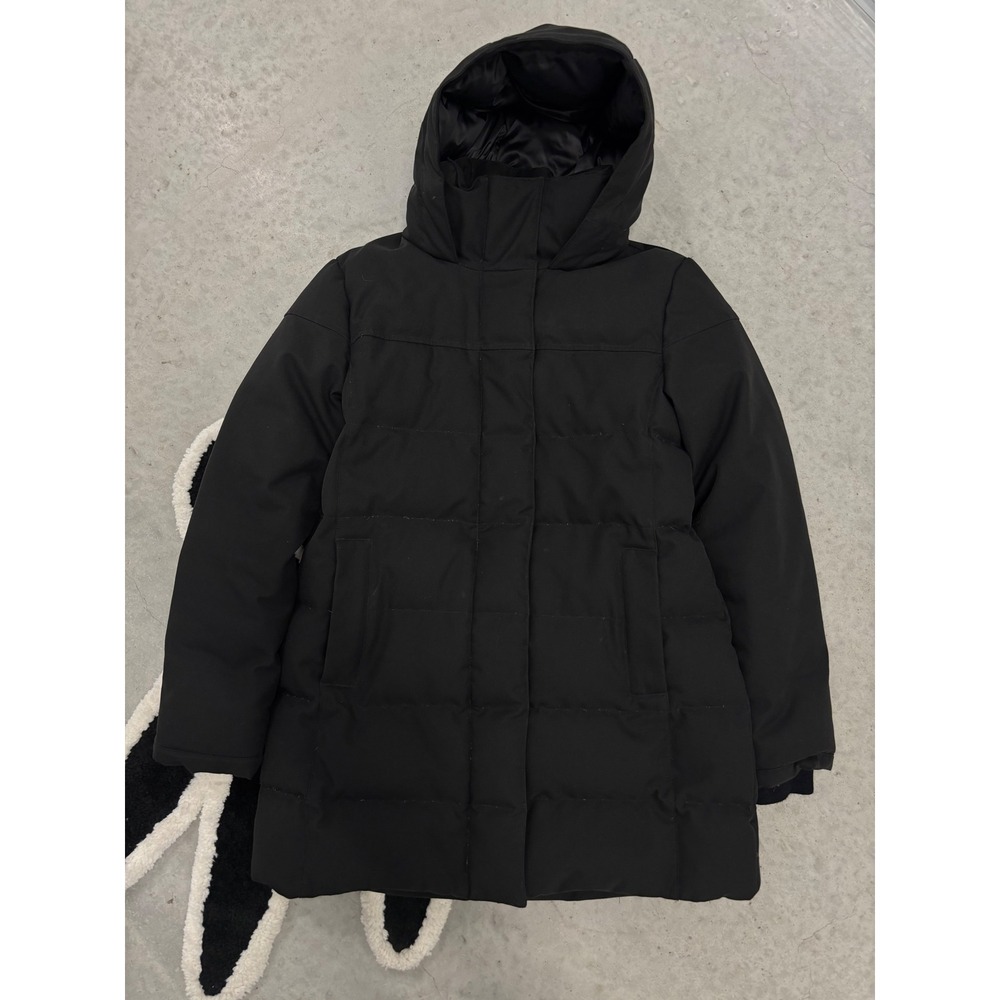 Canada Goose Rossclair Parka Black Down Jacket Womens Large 2588L